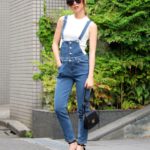 【ANAP】ストレッチDENIMサロペット/BL