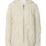DOUBLE CABLE HOODED/OFFF WHITE