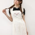 フロント刺繍タイトJSK/クリーム