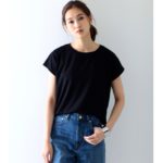 【接触冷感】【AZUL by moussy】エコクールクロプト半袖プルオーバー/BLK