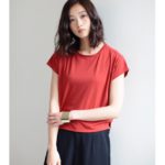 【接触冷感】【AZUL by moussy】エコクールクロプト半袖プルオーバー/BRD