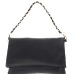 【AZUL by moussy】2つ折りチェーンクラッチバッグ/BLK