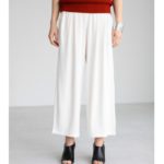 【吸水速乾】【接触冷感】【AZUL by moussy】クリーンクールパネルプリーツ風ワイドパンツ/O/WHT