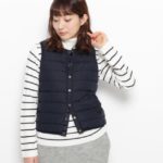 タフタインナーダウンベスト/ネイビー(093)