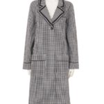 GINGHAM CHECK GOWN/BLACK