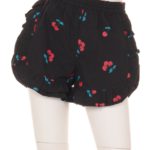 BE MY CHERRY FRILL SHORTS/BLACK
