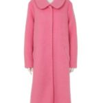 SHAGGY/HOUNDS TOOTH COAT/PINK