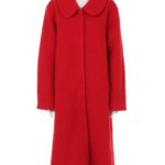 SHAGGY/HOUNDS TOOTH COAT/RED
