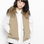 ファーリバーシブルダウンベスト/キャメル(041)