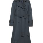 【emmi atelier】フレアトレンチコート/NVY
