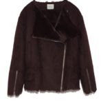 【emmi atelier】フェイクムートンジャケット/BRW