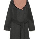 【emmi atelier】ダブルフェイスフーデットコート/GRYxORG