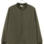 ロングレースブルゾン/ダークグリーン