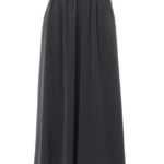 【BED&BREAKFAST】SILKY SOFT Wide Pants/CHARCOAL