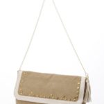 【OUTLET】タッセルクラッチバック/ベージュ