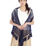 【OUTLET】クロッシェストールジレ/ネイビー