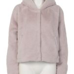 rabbit fur coat/pink