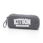 【kitson】カレッジロゴポーチ/GRAY