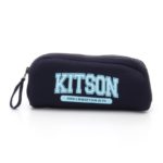 【kitson】カレッジロゴポーチ/NAVY