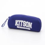 【kitson】カレッジロゴポーチ/BLUE