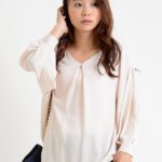ベネシャンボリュームスリーブブラウス/エクリュ