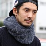 杢スヌード/ネイビー(093)