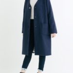 【mina 12月号掲載】 【Ray 12月号掲載】Vコート/ネイビー