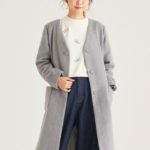 【mina 12月号掲載】 【Ray 12月号掲載】Vコート/グレー