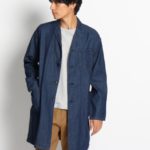 ◆デニムショップコートコート/ネイビー(093)