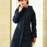 RIBBON　SLEEVE　COUTURE　DOWN　COAT/ネイビー(N)