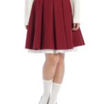 12枚はぎスカート/ワイン