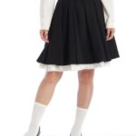 12枚はぎスカート/クロ