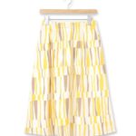 [リネン混]Forest Curtain Skirt/イエロー(132)