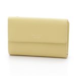 Leather Half Wallet/Yellow