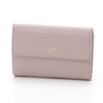 Leather Half Wallet/Pink