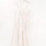 【KiiRA】DENIM LACE UP SALOPETTE/WHT