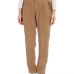 【OUTLET】レース使いテーパードパンツ/ベージュ