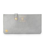 HIDE SHRINK MINI WALLET/シルバー(006)