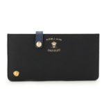 HIDE SHRINK MINI WALLET/ブラック(519)