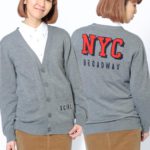 CITIES KNIT CARDIGAN/アッシュ