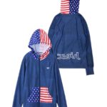 【X-girl x ROXY】STAR STRIPES RASHIE PARKA/ネイビー