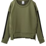 LINED SWEAT TOP/オリーブ