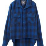 OMBRE CHECK SHIRT/ブルー