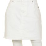LOGO POCKET SKIRT/WHITE